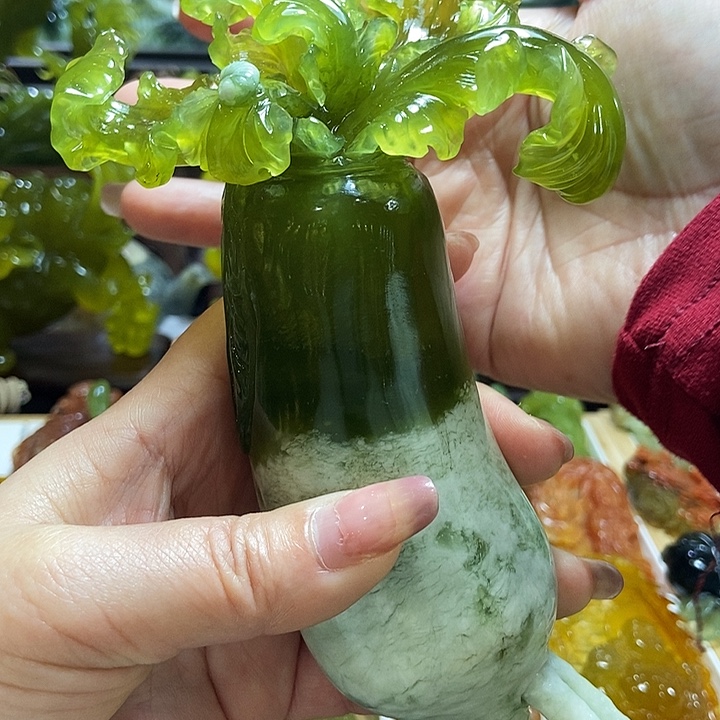 风***起蛇纹石玉（覆膜）合金珠宝奇石