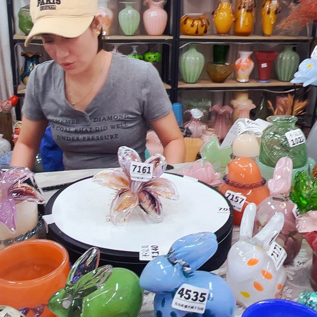 7161台花 家悦琉璃工艺品