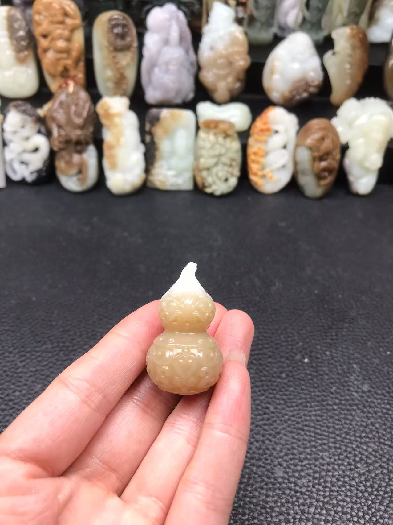 和田玉葫芦，福禄，