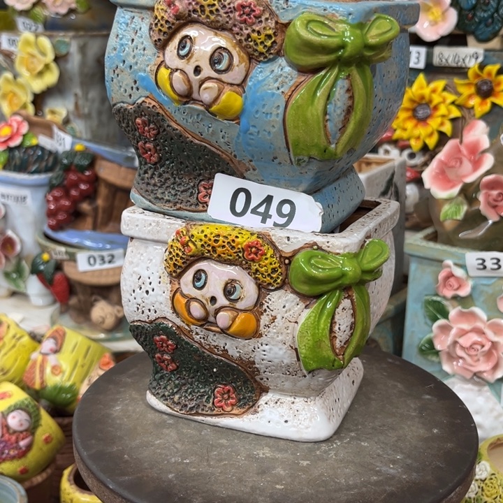 紫砂花盆粗陶材质多肉花盆