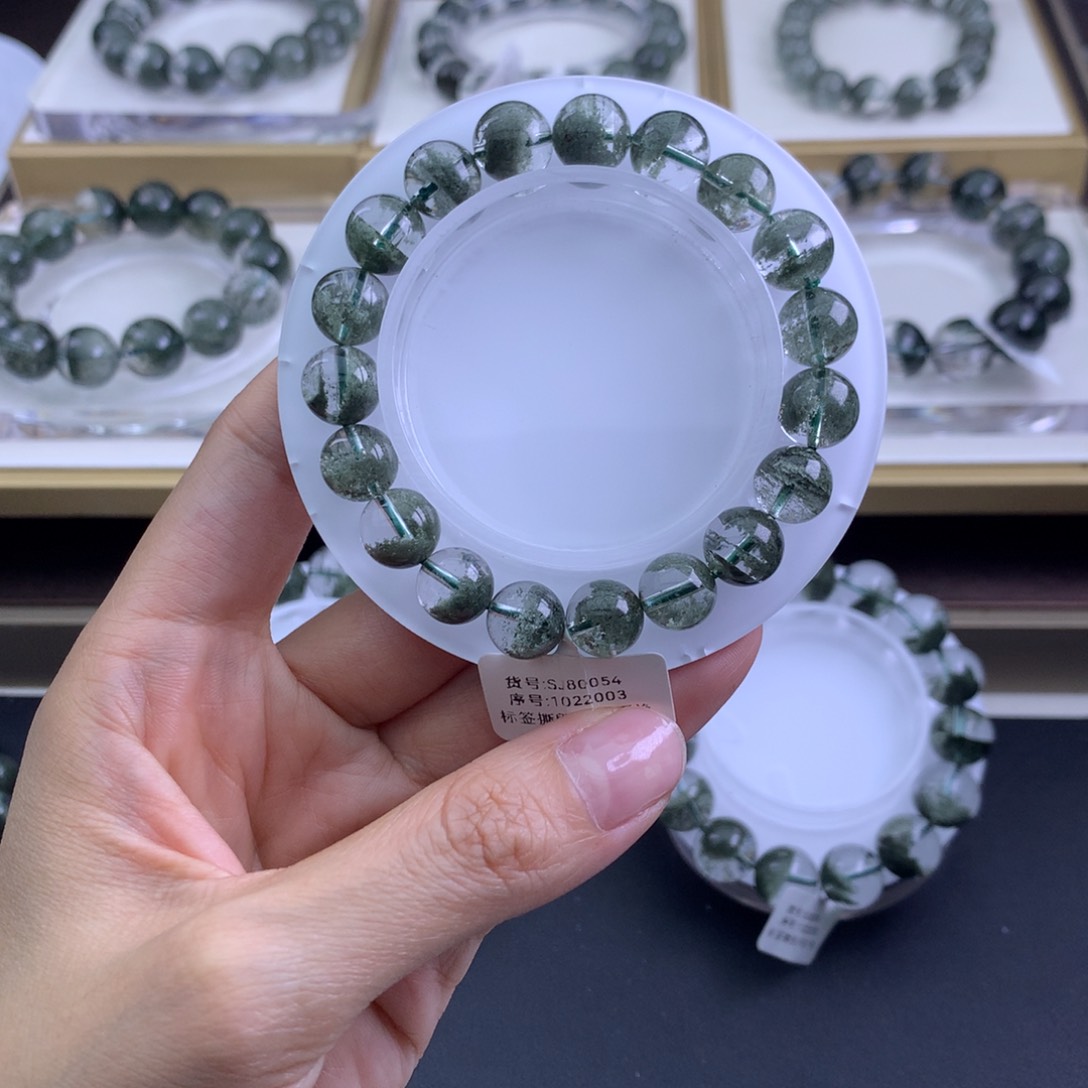 水晶手链未镶嵌今****敏绿幽灵