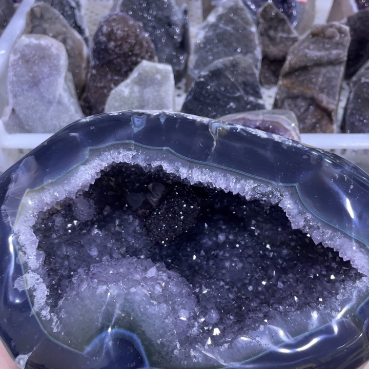 紫晶钱袋子未镶嵌