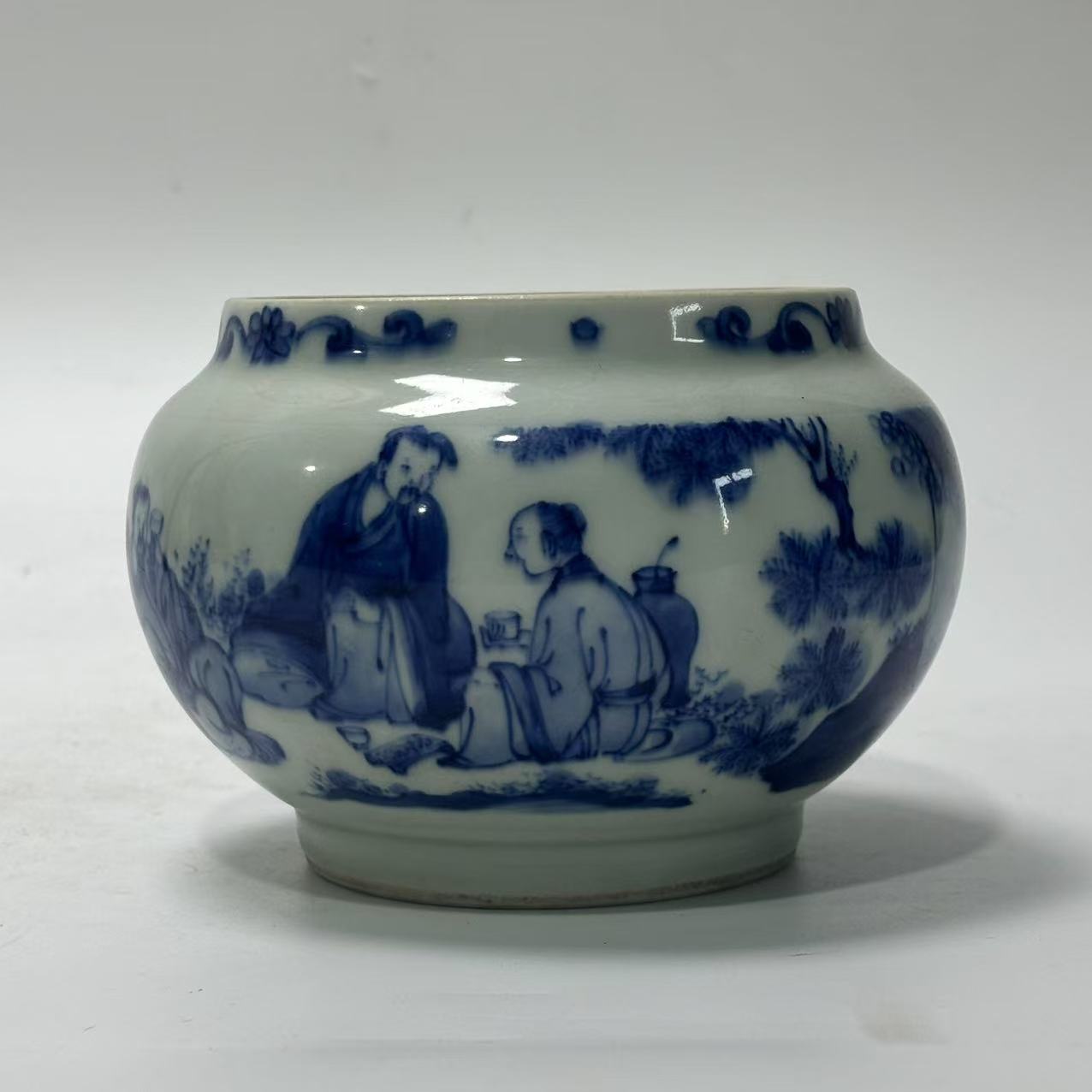 HJD2501-139青花人物故事纹水呈