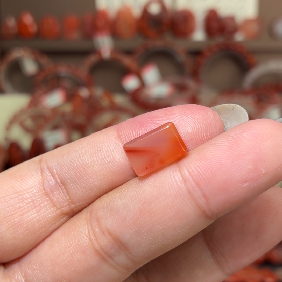 南红玛瑙未镶嵌颈饰7咪➕长条