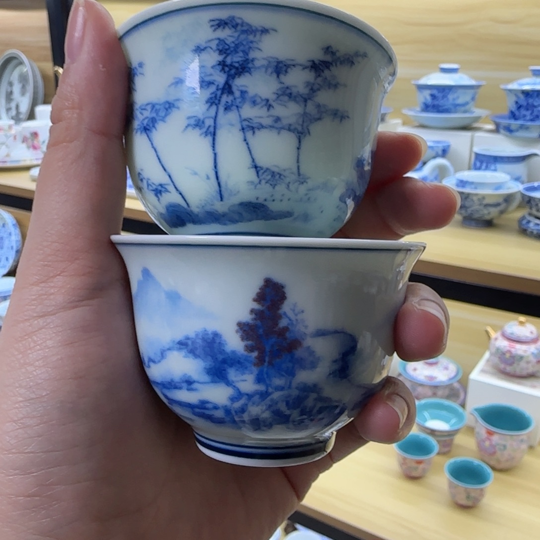 客杯2只景德镇福利福利