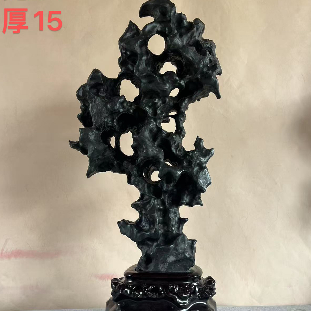 天然奇石太湖石原石案头家居会所布景观赏摆件