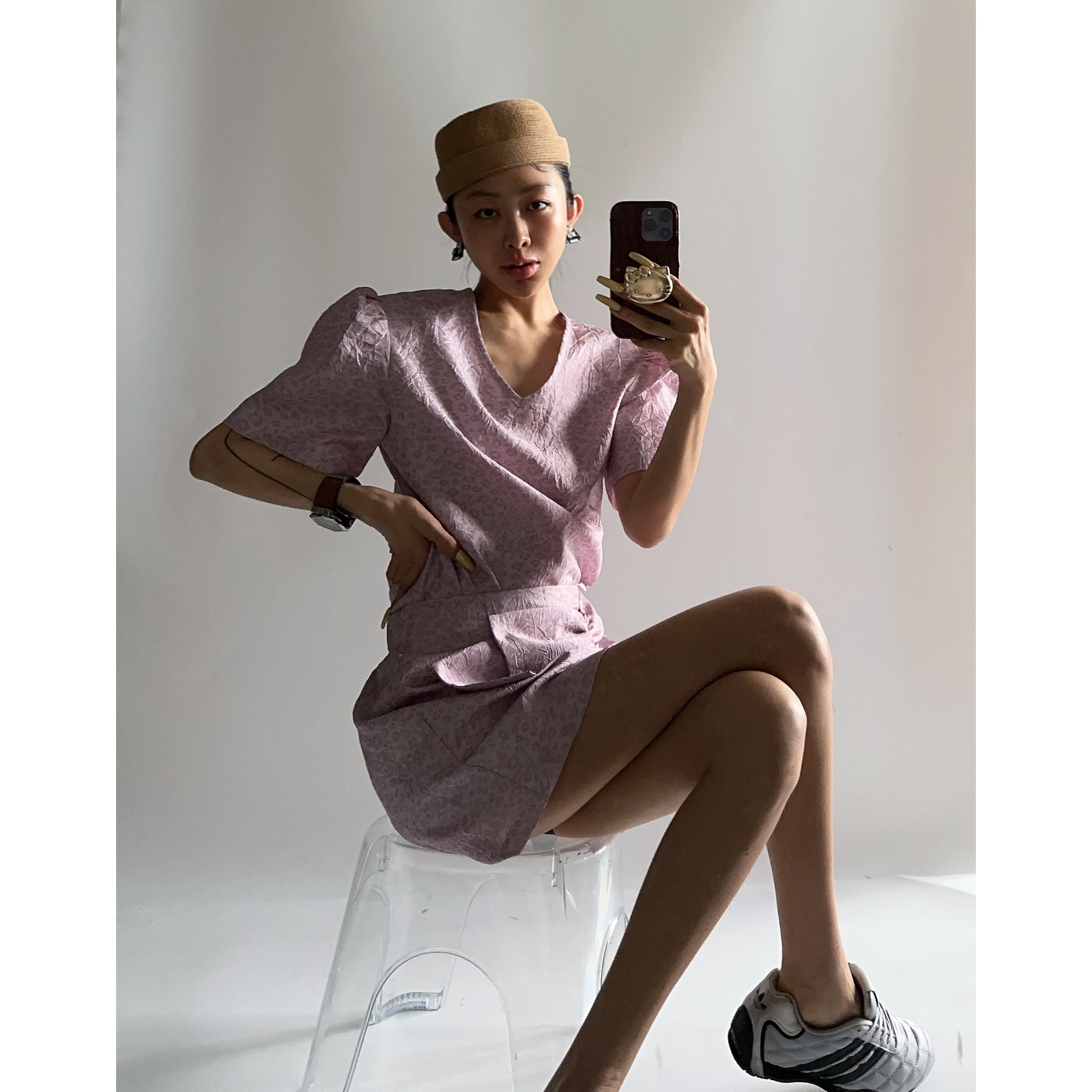 20375（定制福利款NO退NO换）精致小姐姐清凉套装裙