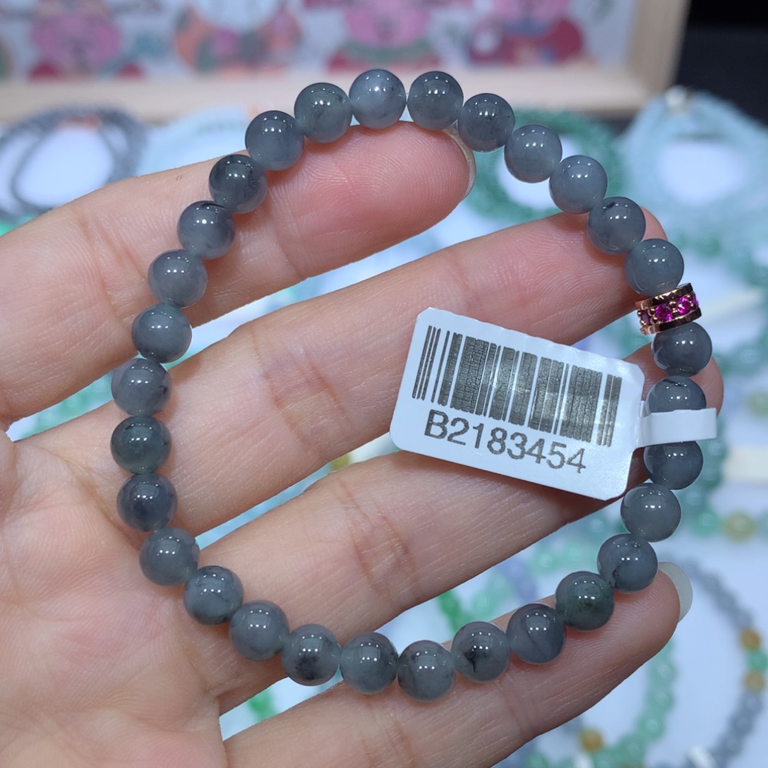 翡翠未镶嵌手链天然