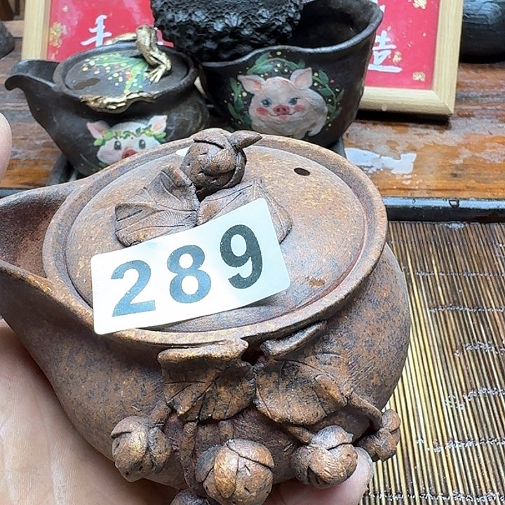 纯手工制作粗陶茶具