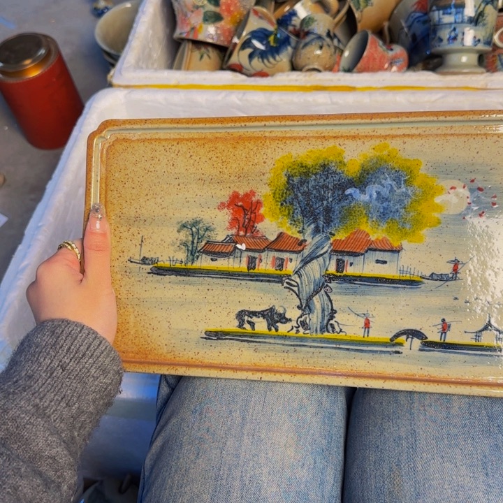 瓷片景德镇陶瓷手工手绘