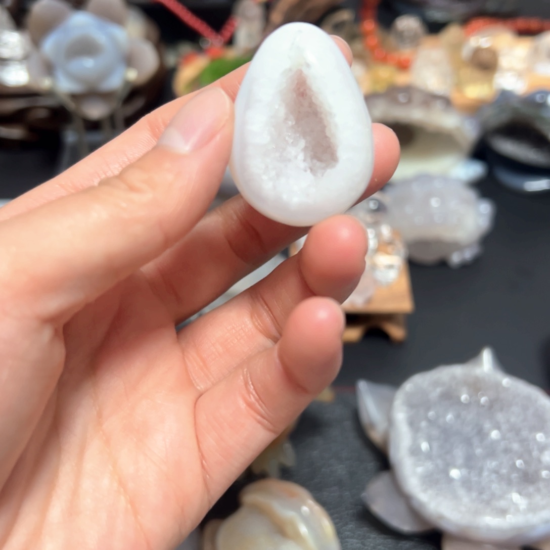 玛瑙/玉髓未镶嵌天然好运