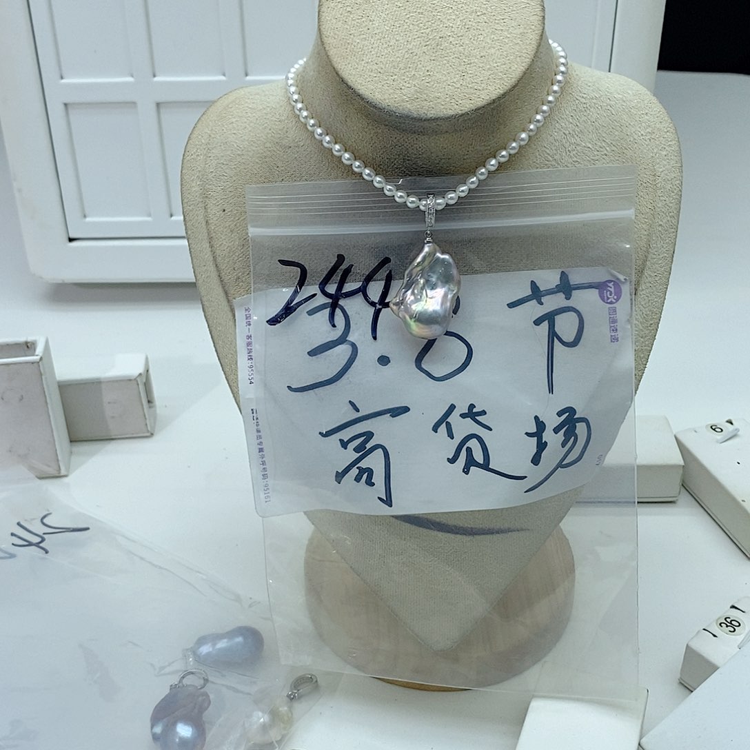 淡水珍珠颈饰合金