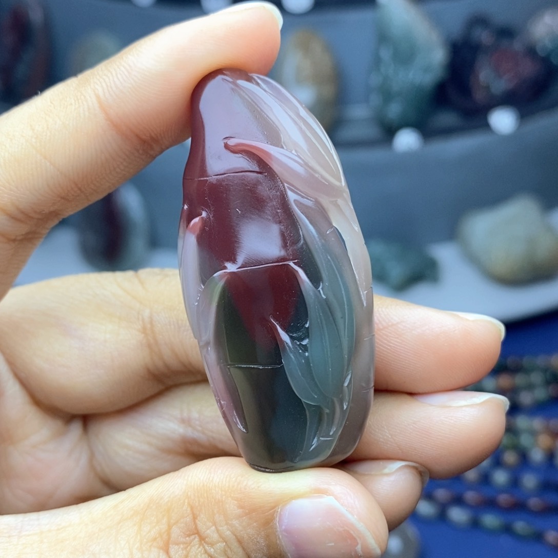 玛瑙/玉髓未镶嵌吊坠(不含链)