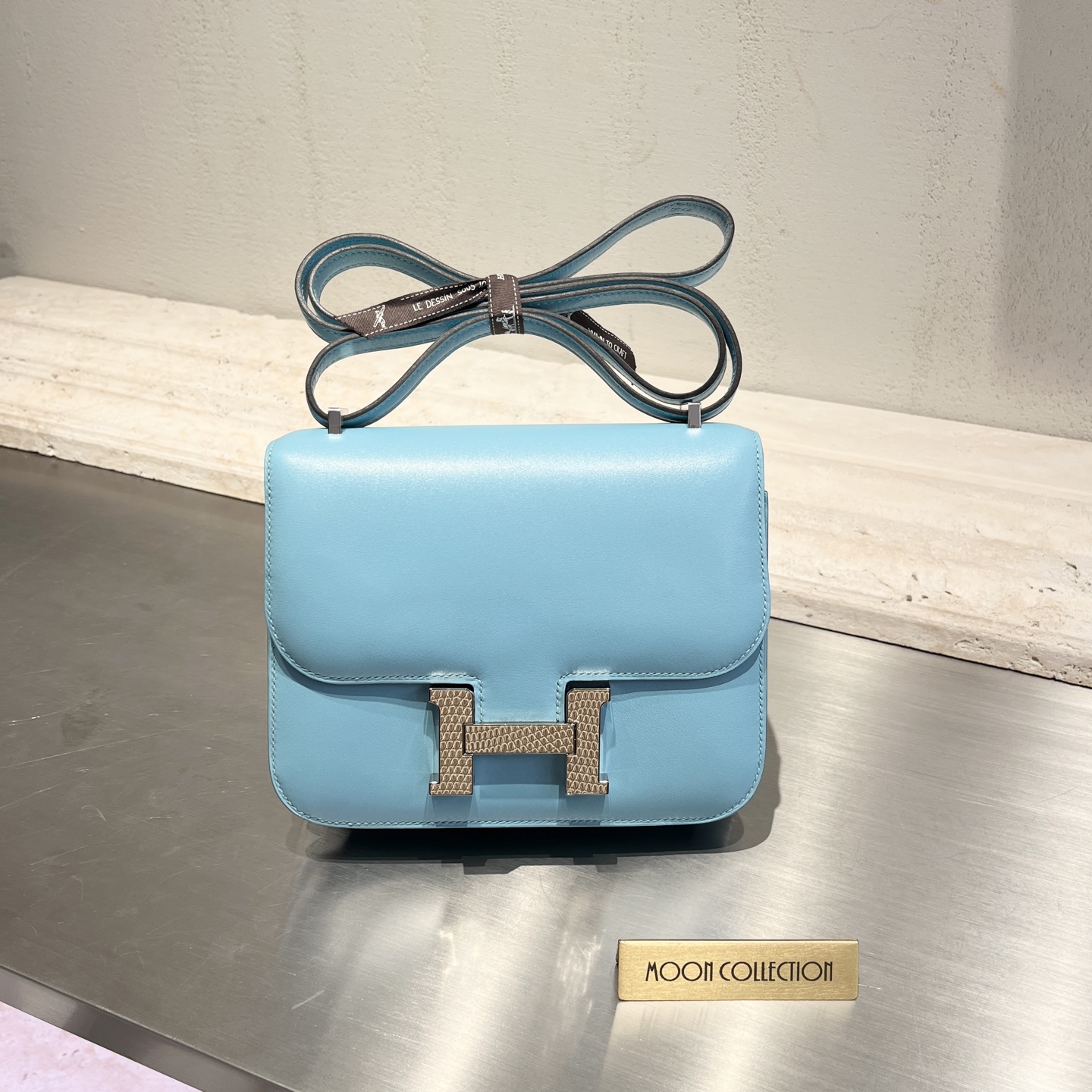 95新 Hermes/爱马仕 Constance 康康19 马卡龙3P 蜥蜴扣 x刻
