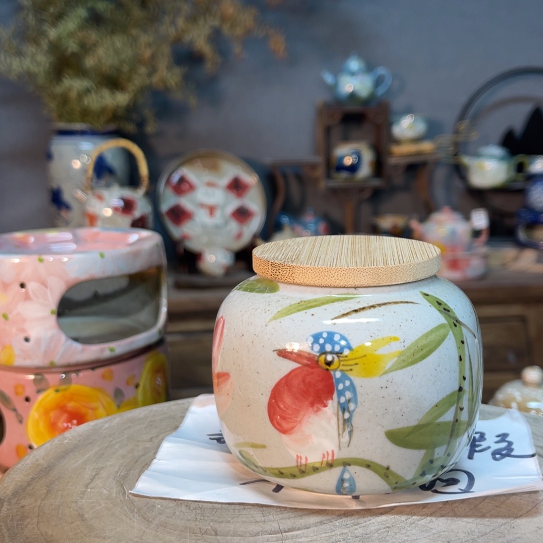 杯素浅陶瓷手工手绘