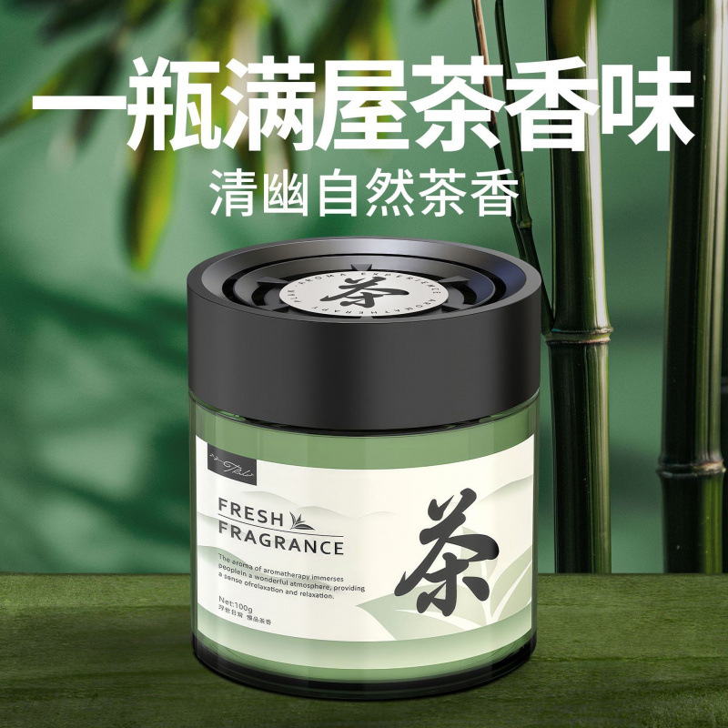 茶香味车载香薰2025新款持久留香氛高级汽车用香水车内里固体香膏