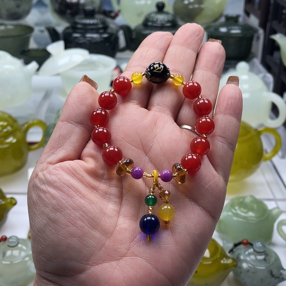 蛇纹石玉未镶嵌手链