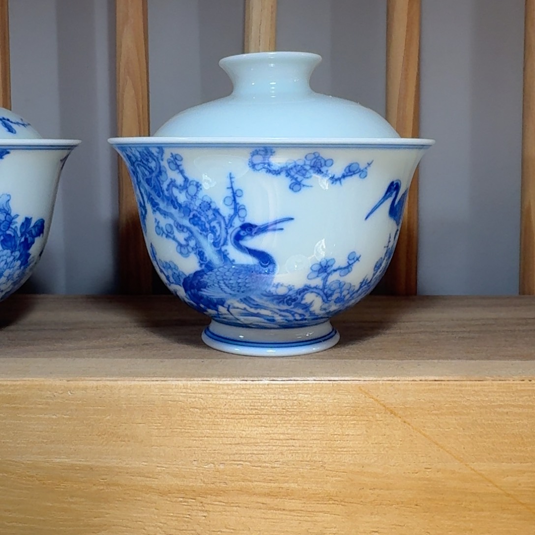 景德镇纯手工青花茶具