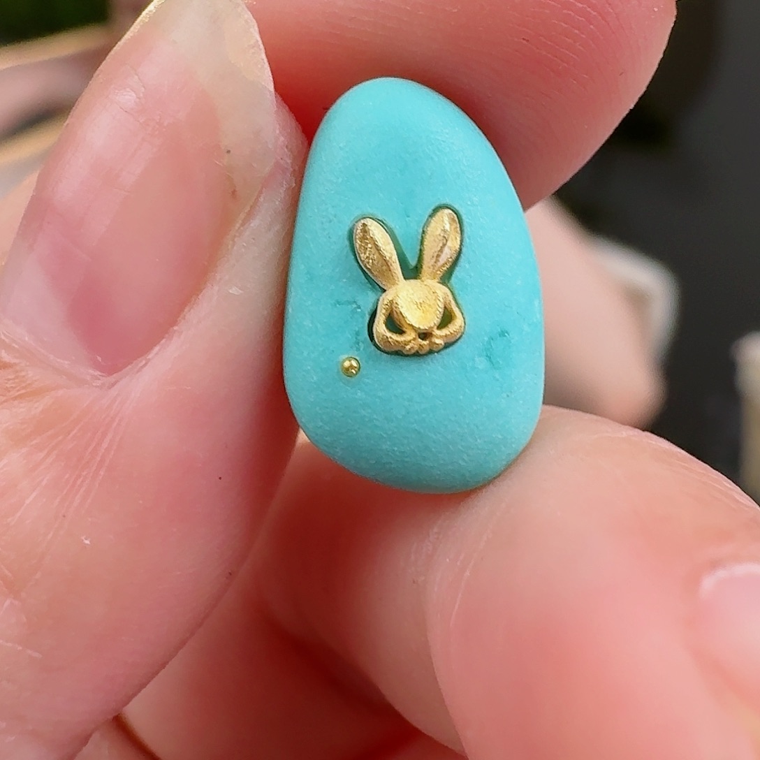 绿松石珠宝奇石未镶嵌