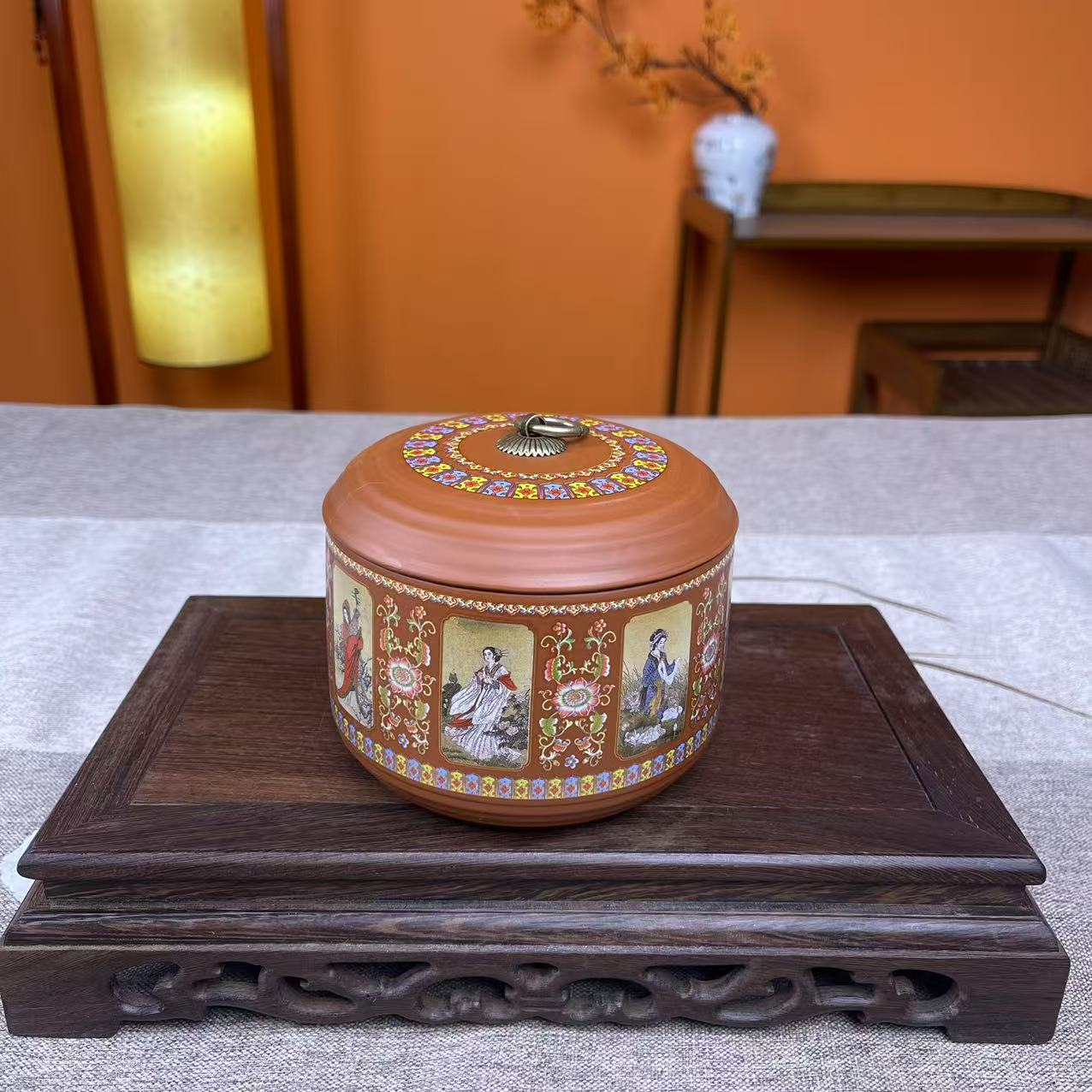 四大美人茶叶罐-G2153