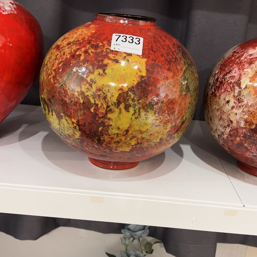 瓶7333高29口9陶瓷花瓶无孔