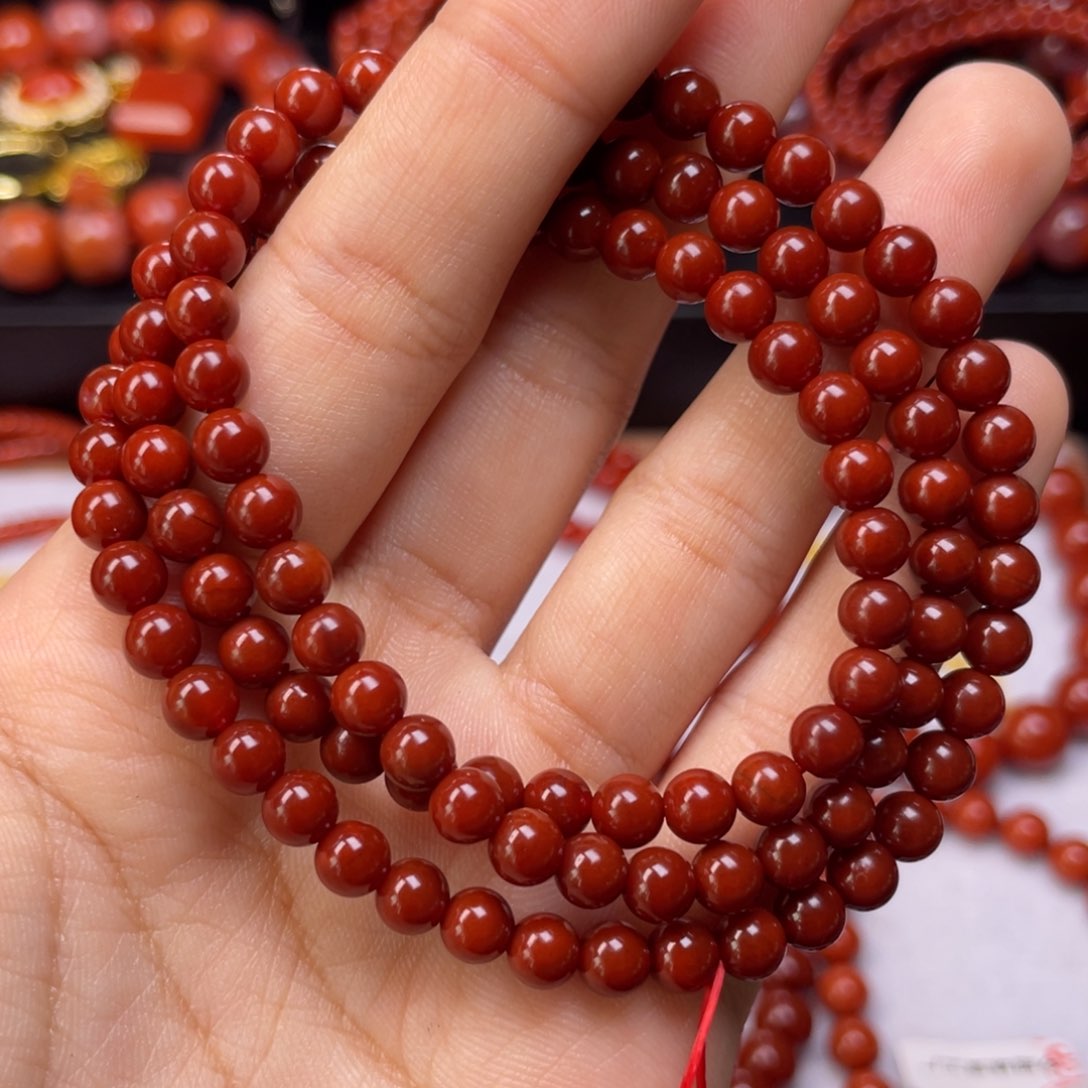 未镶嵌手链南红玛瑙