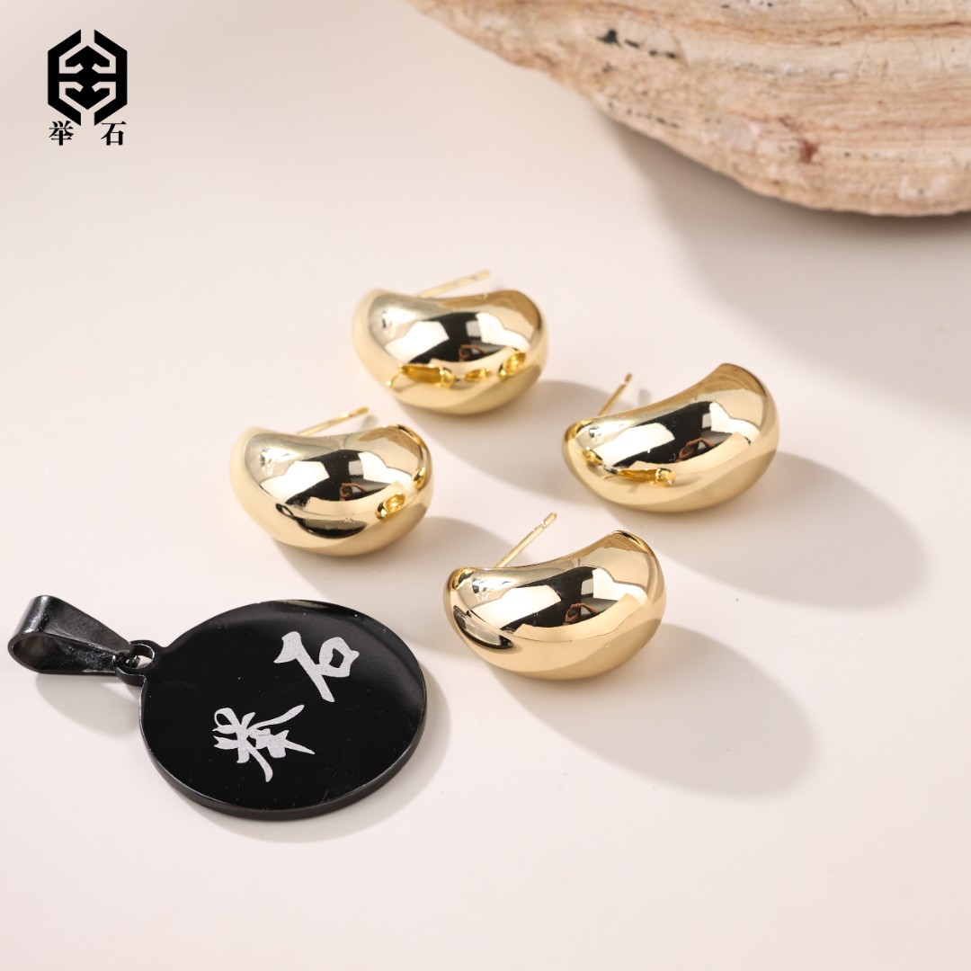 合金耳饰 【举石珠宝】T1231-222-37140个性耳饰（一对/多样性发）v