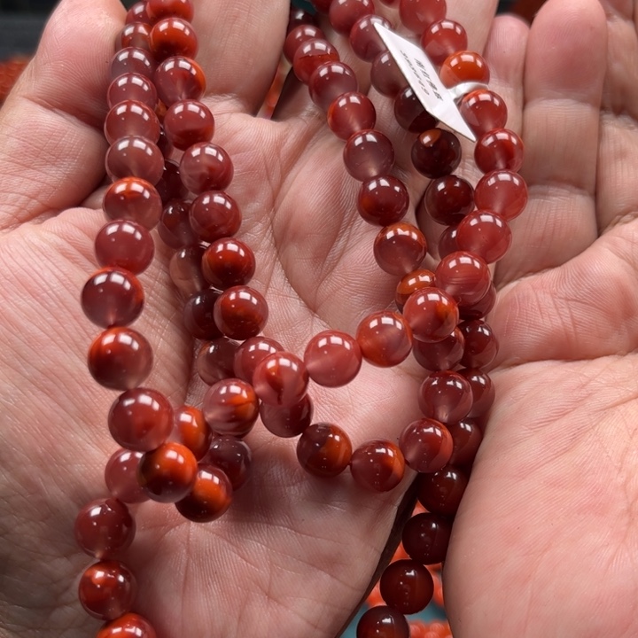 南红玛瑙手链未镶嵌