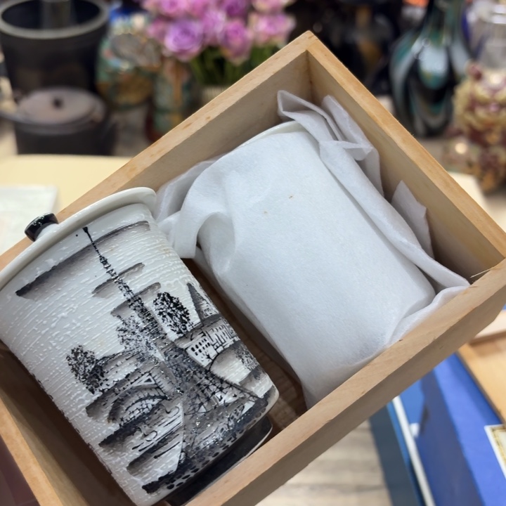 陶瓷古美术置物摆件