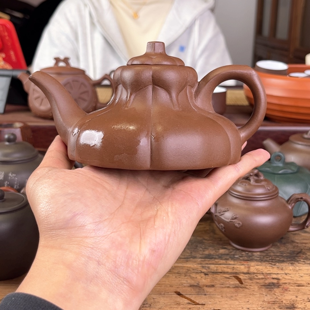 紫砂茶杯偉*早期玉兰壶