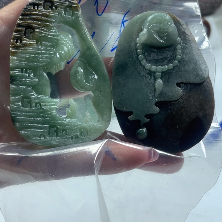 定制翡翠未镶嵌毛货