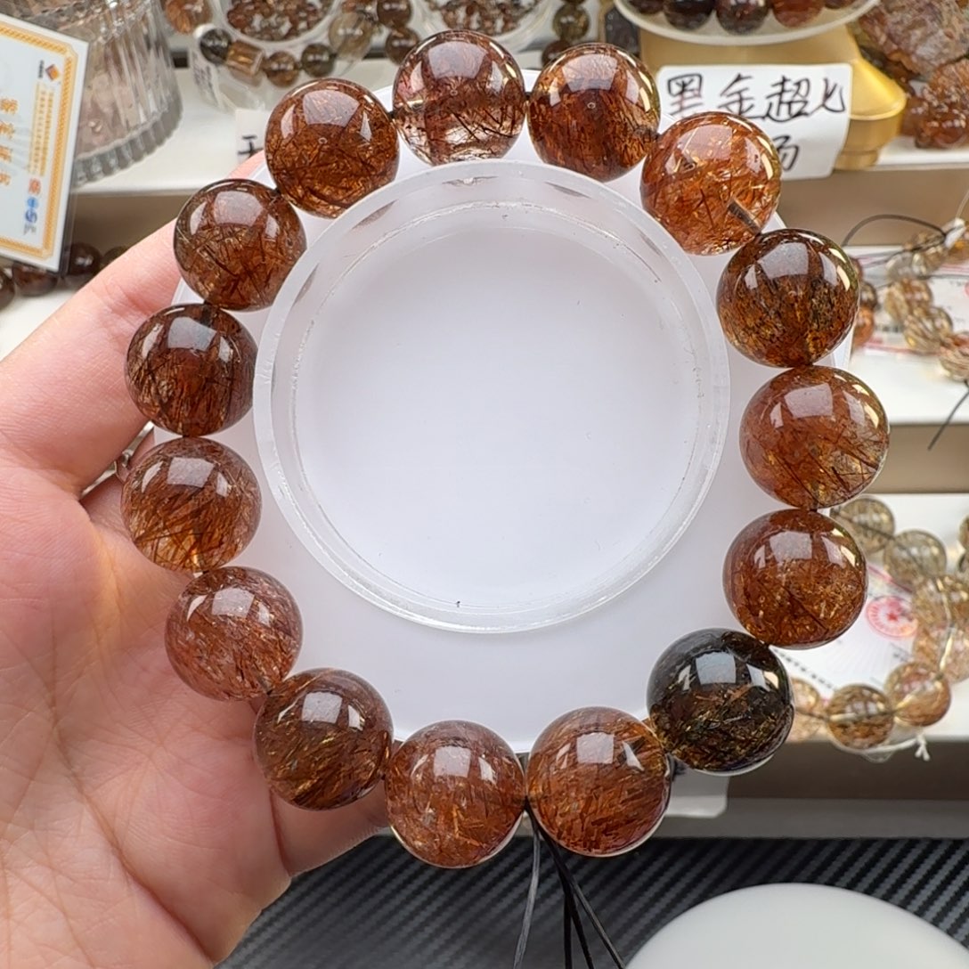 手链水晶未镶嵌黑金超七多样性发其一