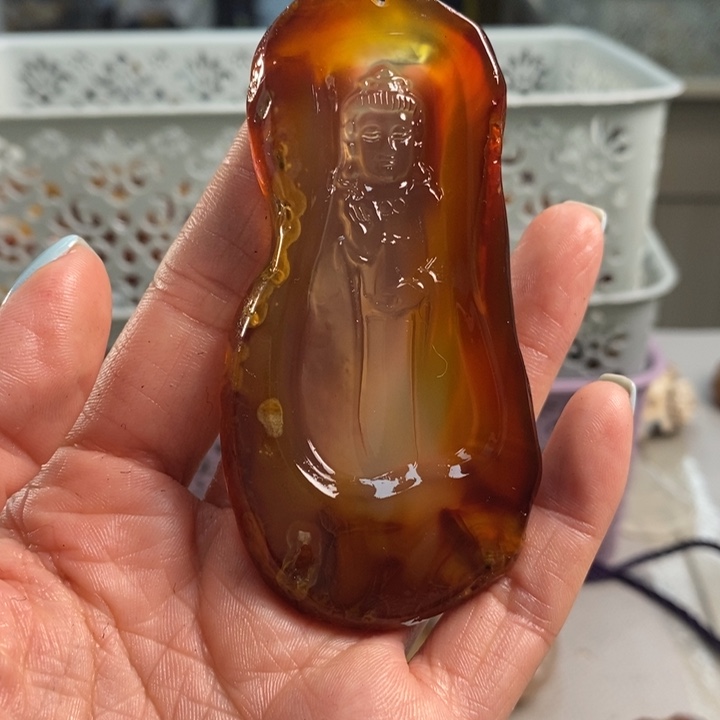 玛瑙/玉髓吊坠(不含链)未镶嵌