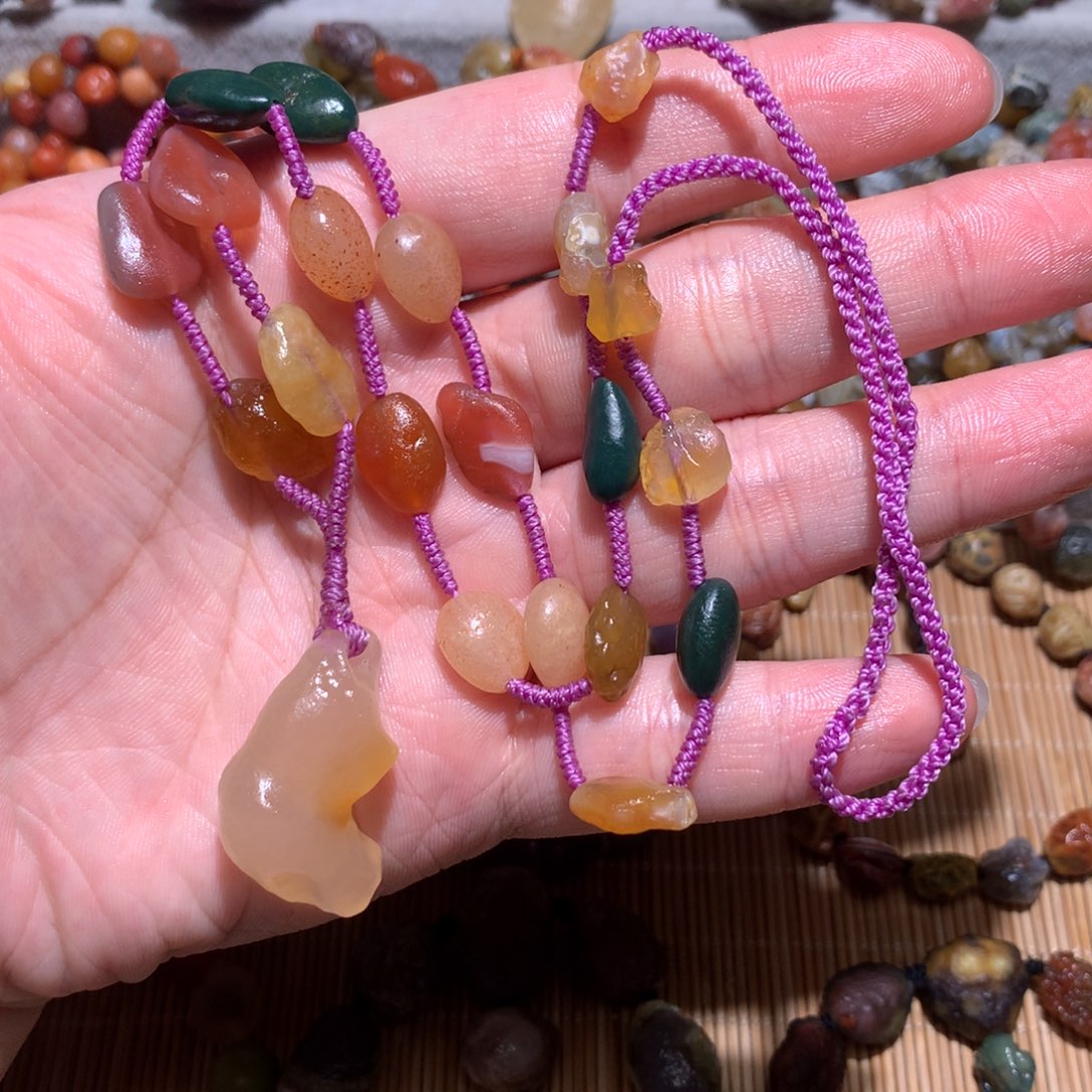 玛瑙/玉髓手链未镶嵌