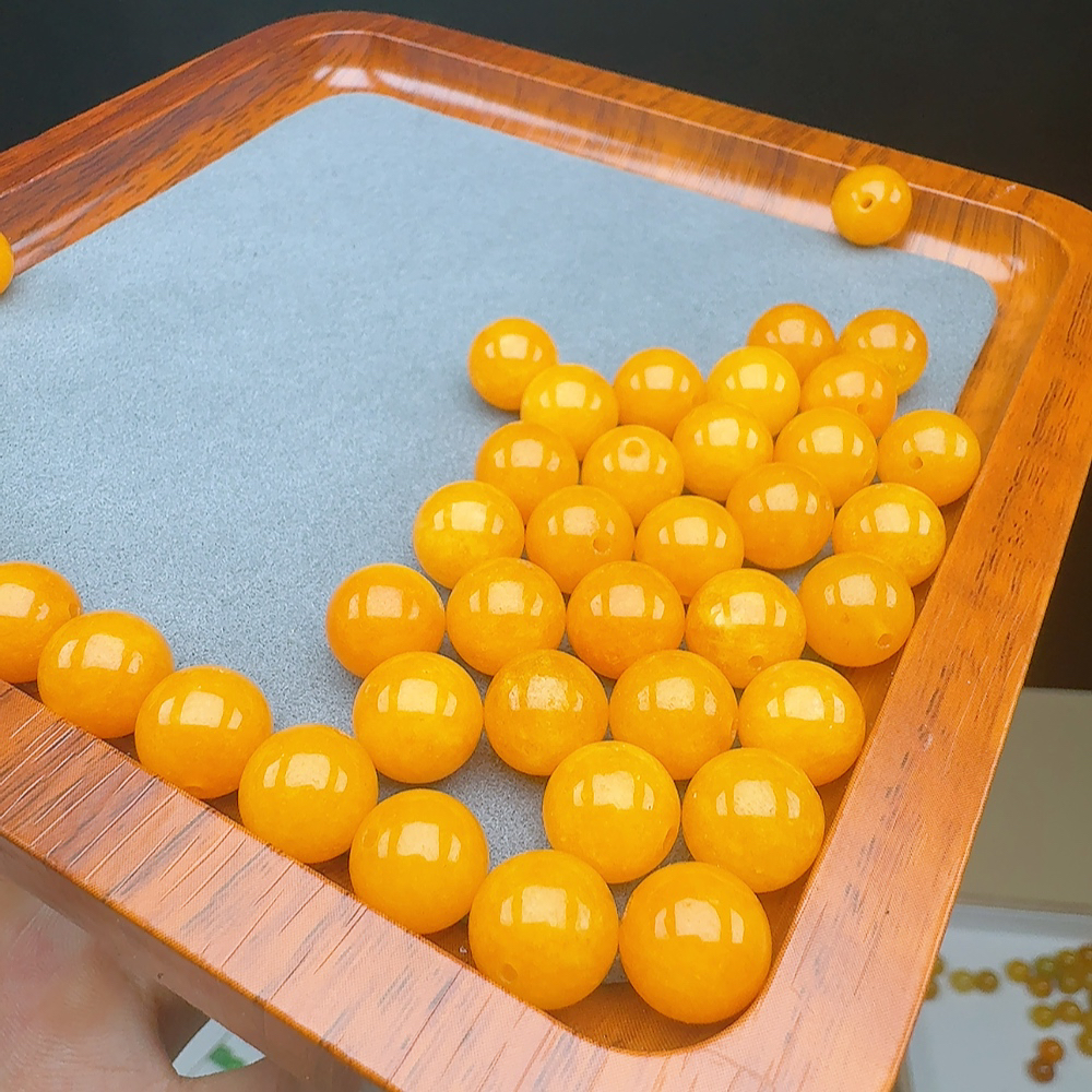 10mm 天然缅料a货 冰糖黄 多样性发其一