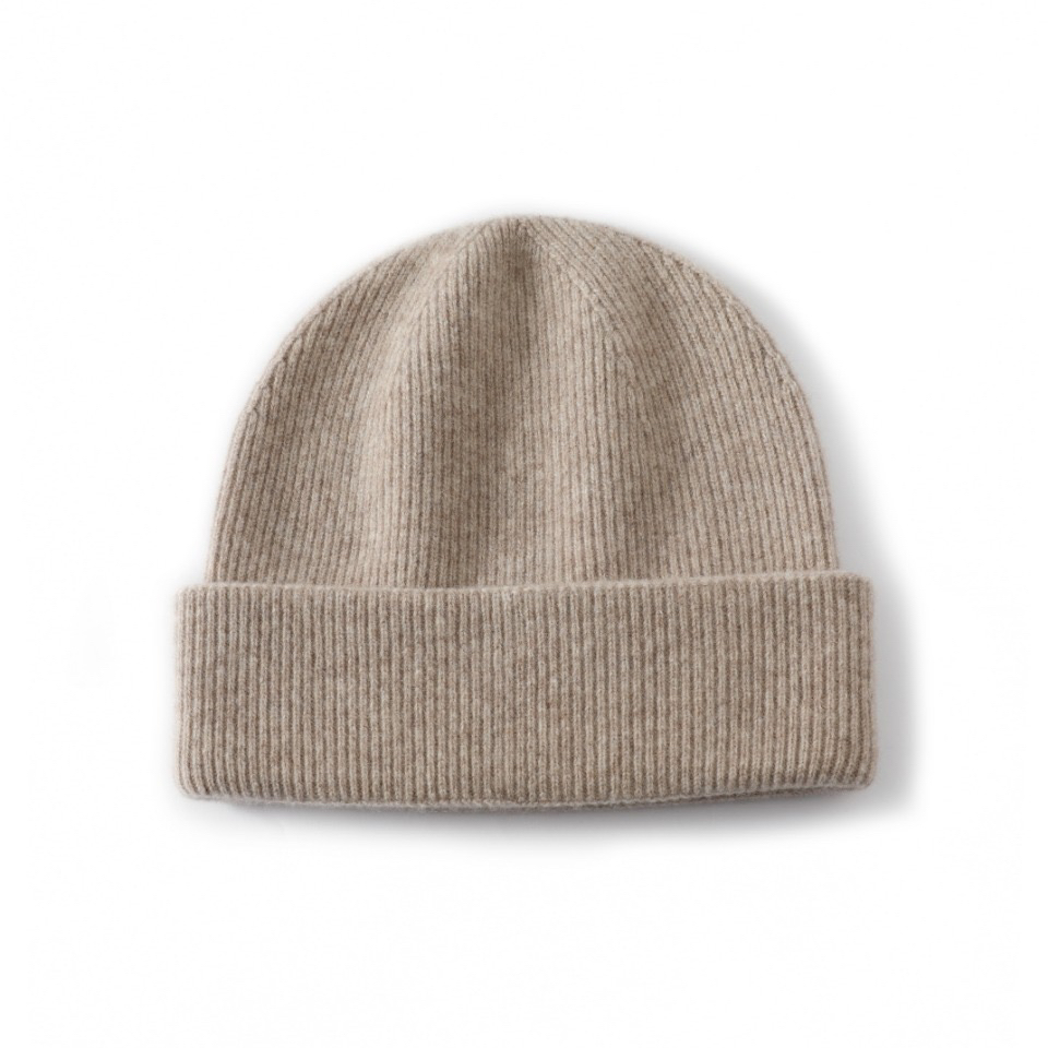 堆堆帽女秋冬卷边加厚纯保暖冷帽大头围百搭