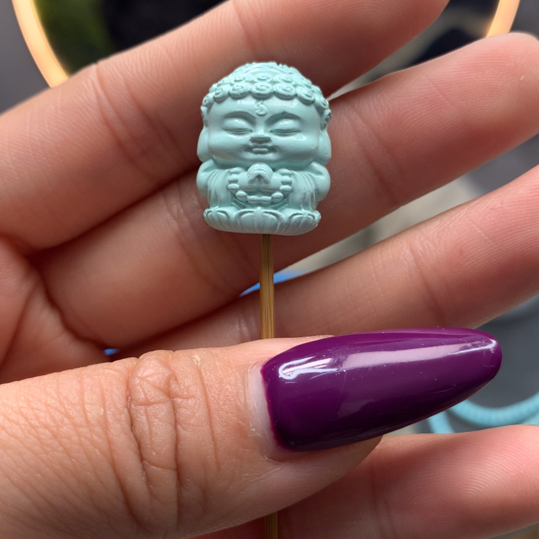 绿松石挂件未镶嵌