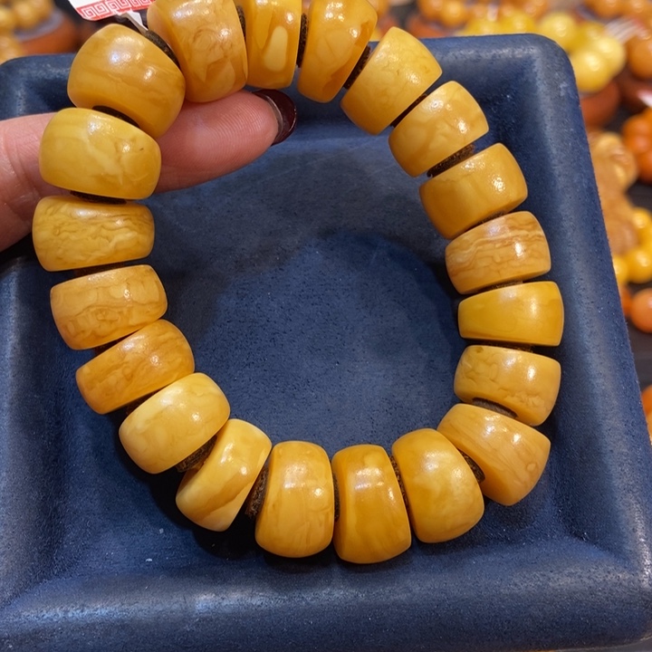 琥珀手链未镶嵌大*洋蜜蜡