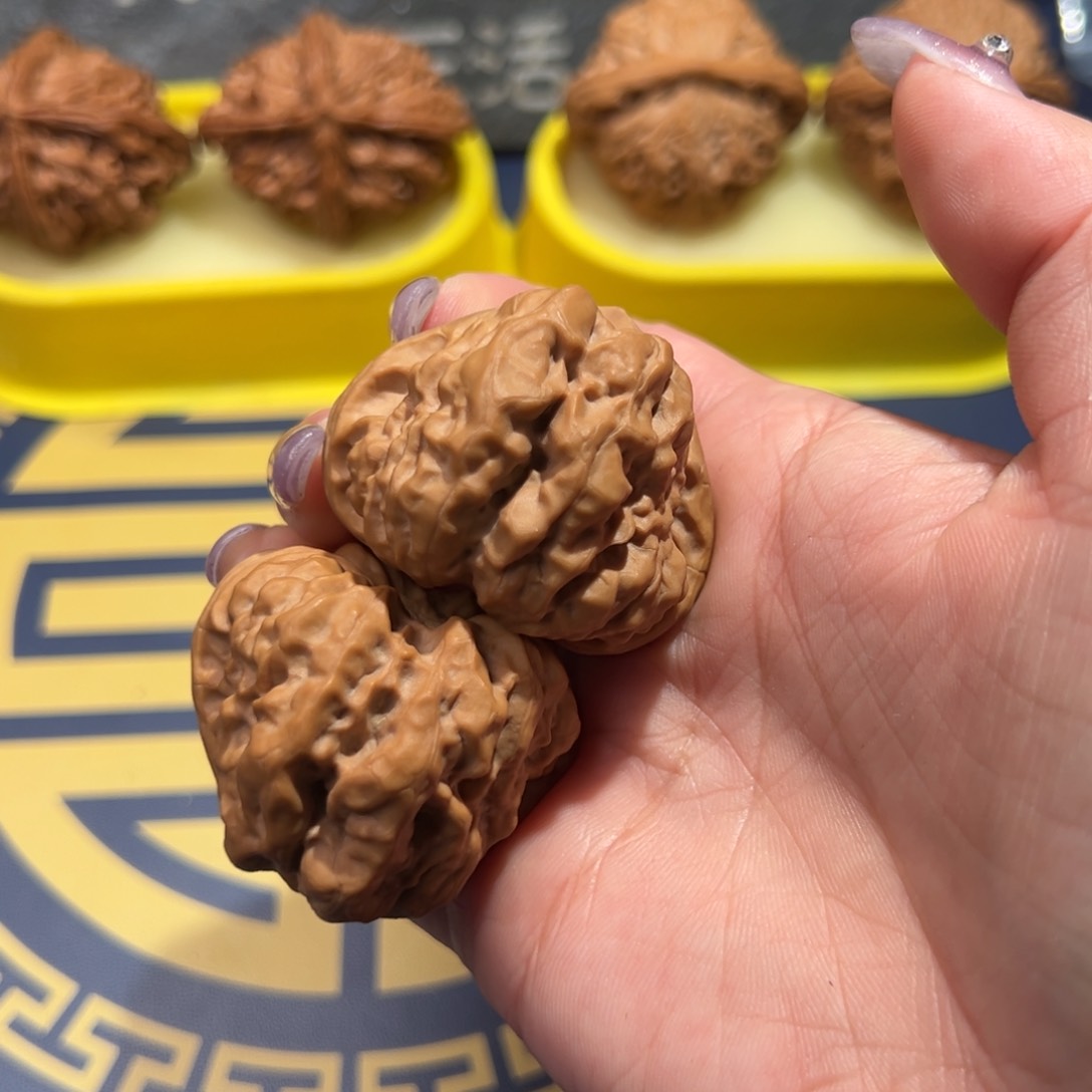 文玩核桃把件三角蛙41