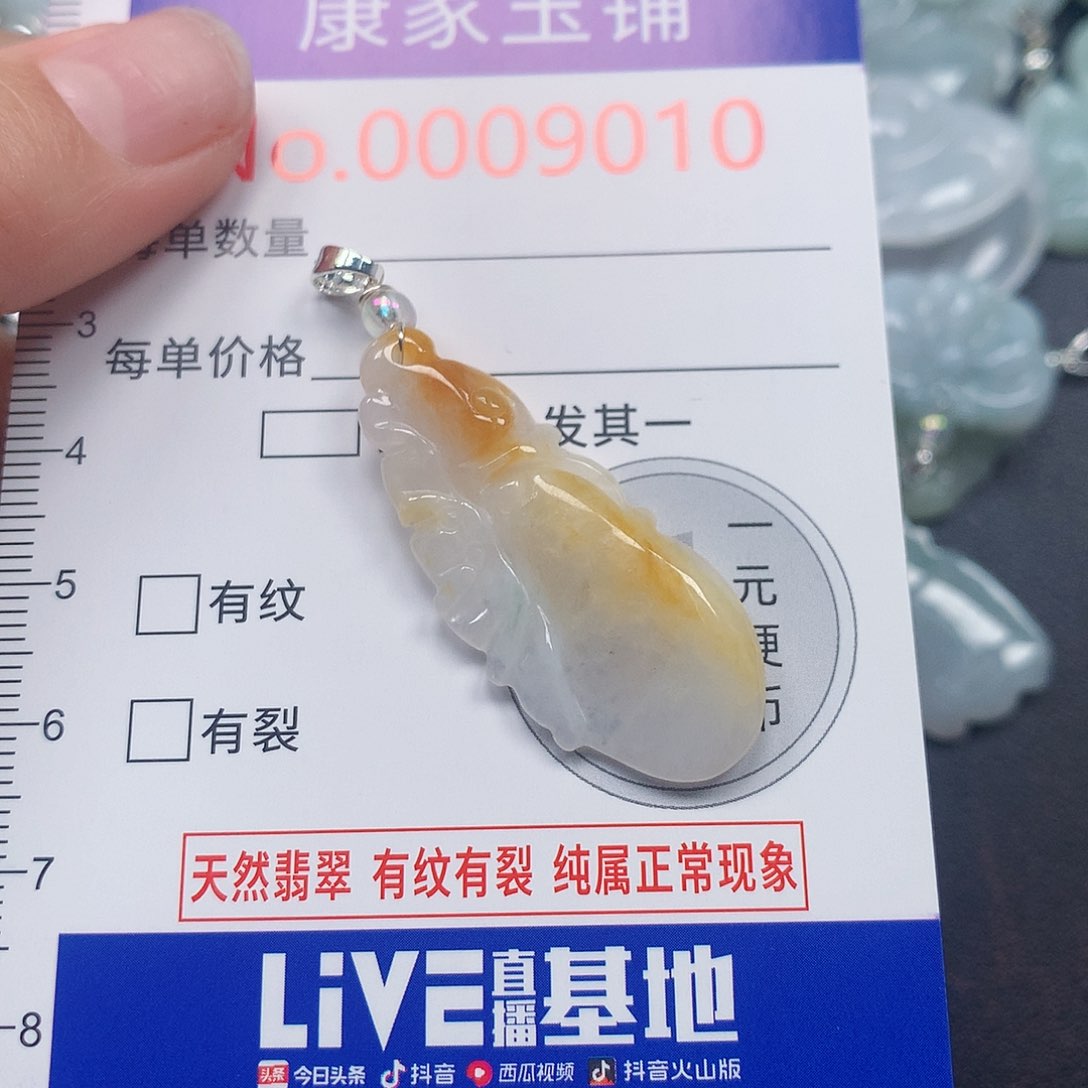 颈饰未镶嵌翡翠 