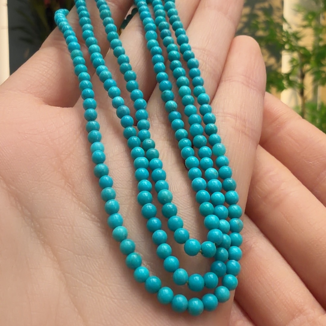 绿松石未镶嵌颈饰