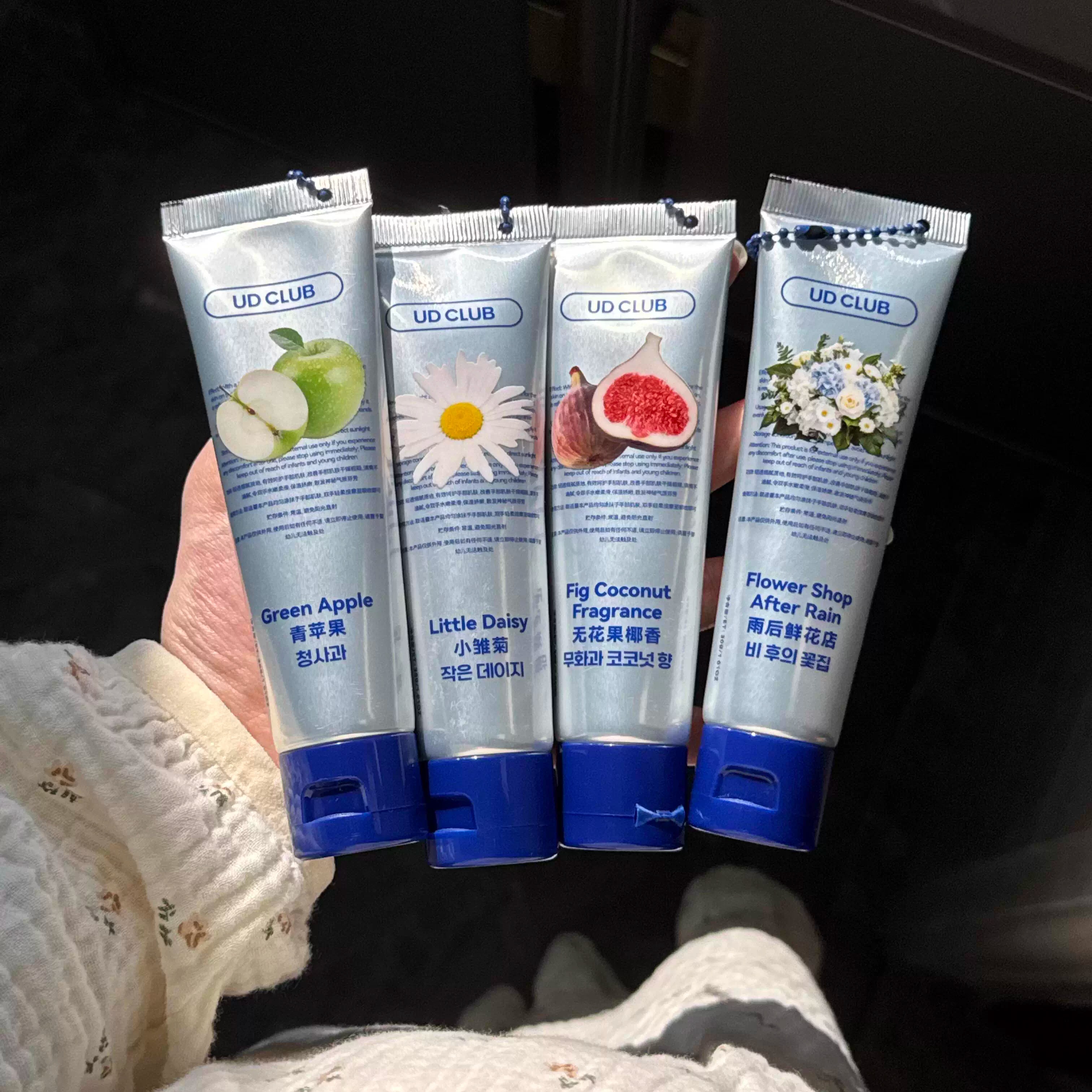 UD CLUB首尔香氛精油护手霜保湿清新持久芳香雨后鲜花店青苹果女