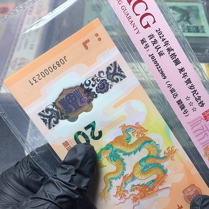 龙年纪念钞原厂原封