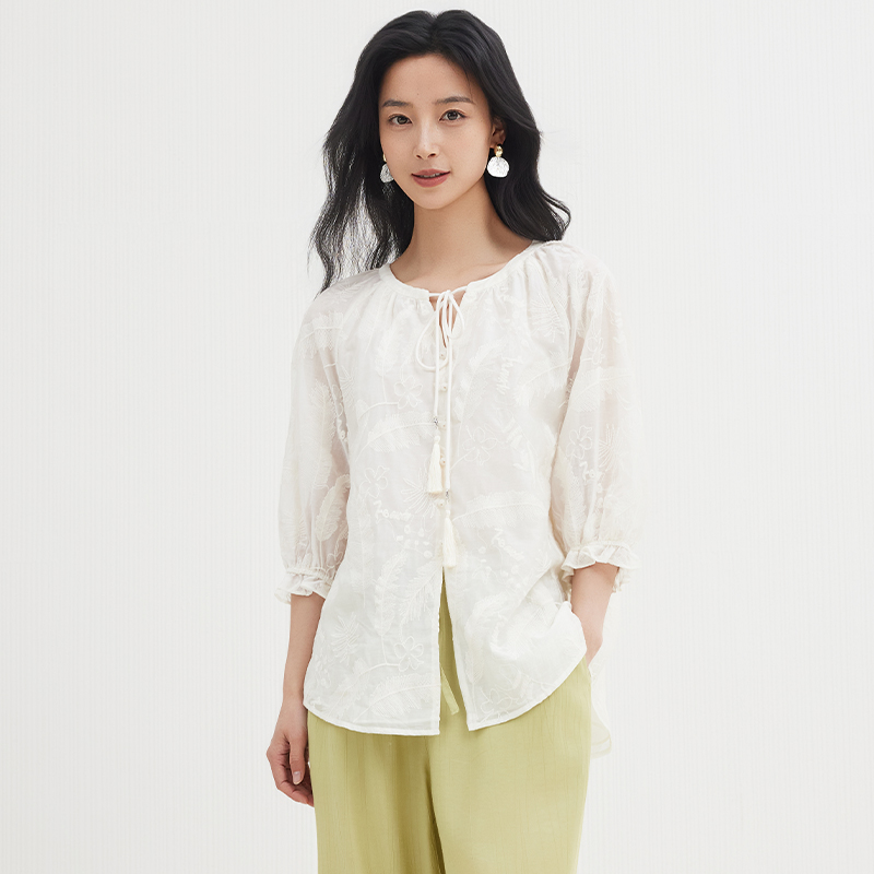 佳人苑衬衫秋季新款J432331
