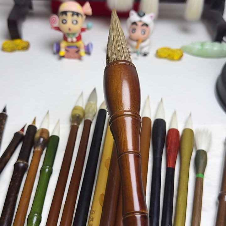 南***梦毛笔书法作品斗笔