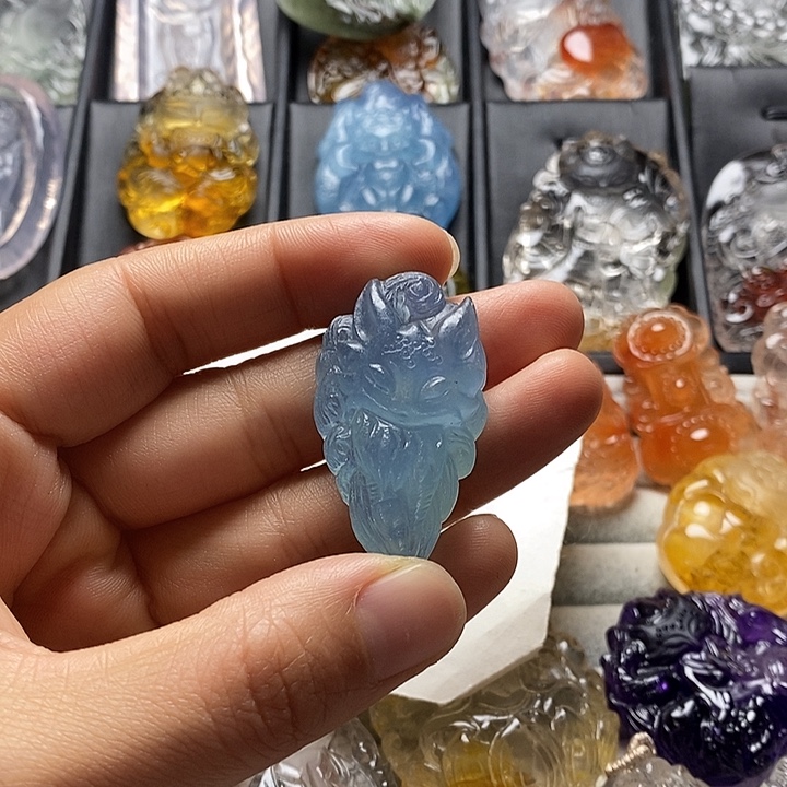 乖***乖颈饰未镶嵌水晶水晶吊坠