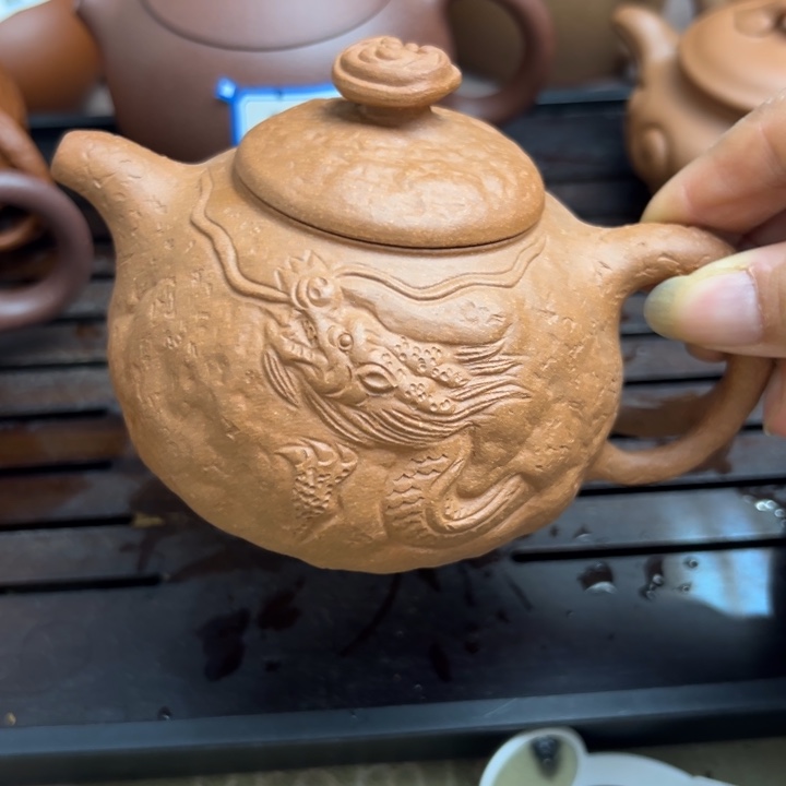 紫砂茶壶降坡泥不挑270