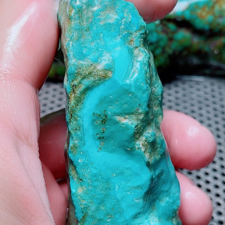 绿松石未镶嵌挂件