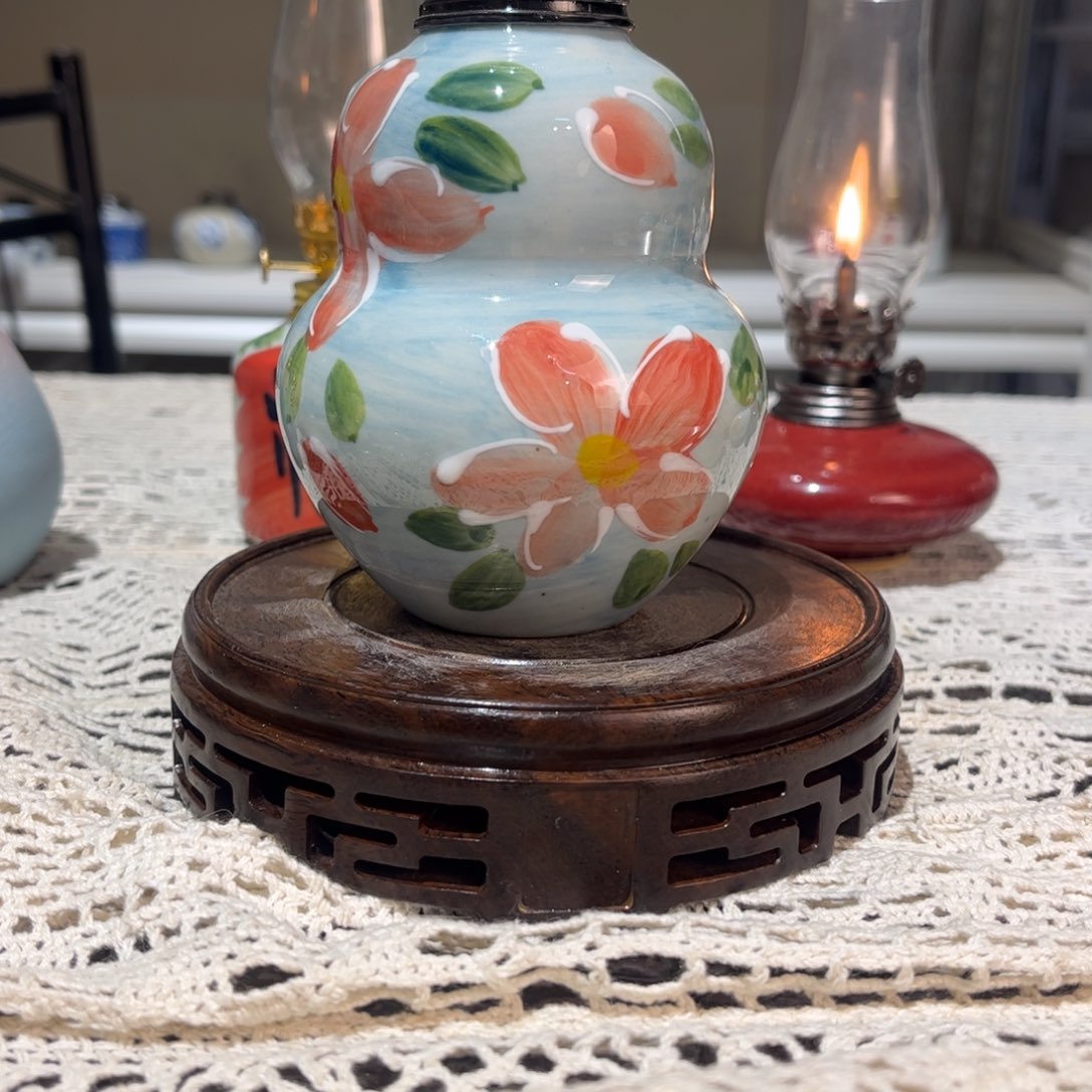 摆件景德镇陶瓷香薰灯