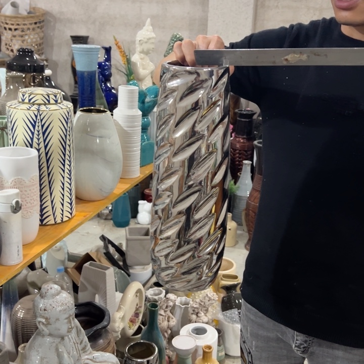 瓶高度40厘米口径9厘米微瑕捡漏针眼